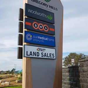 3D pylon signs in Kampala